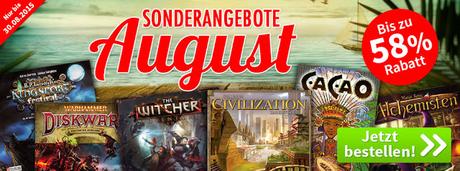 Spiele-Offensive Aktion - Sonderangebote im August