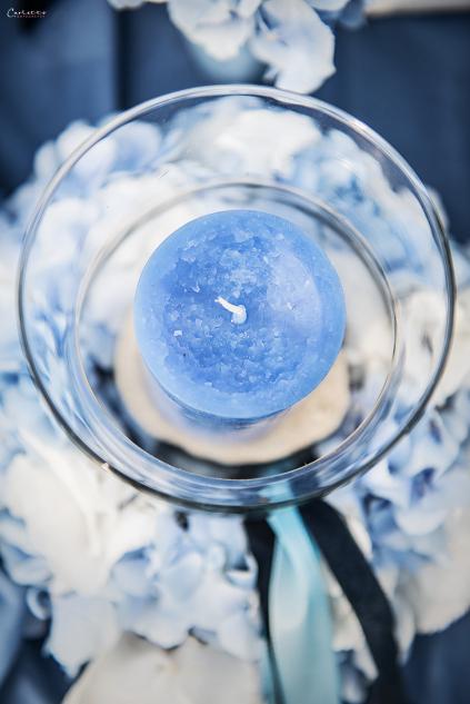 Blue Moon … Tischdeko in der Farbe BLAU
