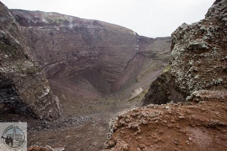 Einblick in den Krater des Vesuv