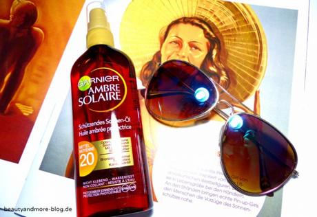Garnier Ambre Solaire Sonnenschutzprodukte - Review - Ambre Solaire Schützendes Sonnenöl