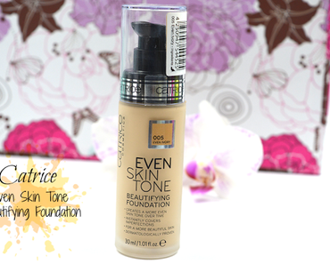 [NEU] Drogerie Foundation für helle Hauttypen Teil II - Review: Catrice - Even Skin Tone Beautifying Foundation Nuance: 005 Even Ivory