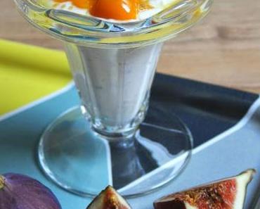 Alles Käse: Ritter Sport Joghurt Dessert mit Physalis Kompott und Feigen