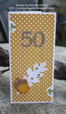Geburtstagskarte zum 50 igsten