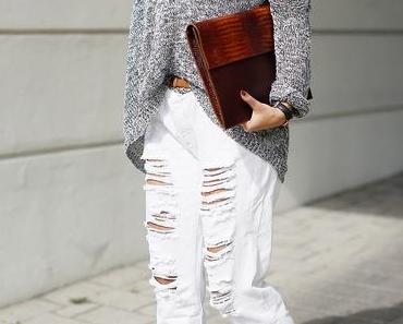 White Boyfriend Jeans