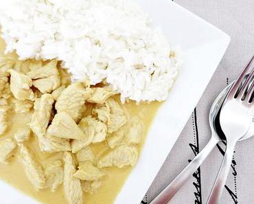 Puten-Curry mit Kokosmilch