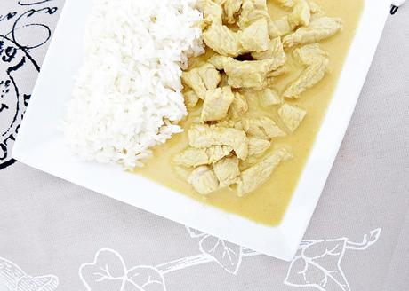 Puten-Curry mit Kokosmilch