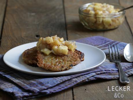 Baggers mit Apfel-Senf-Chutney Baggers mit Apfel-Senf-Chutney