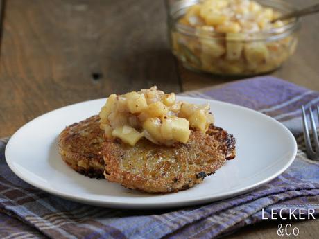 Baggers mit Apfel-Senf-Chutney Baggers mit Apfel-Senf-Chutney