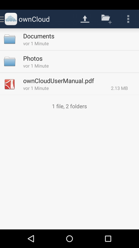 Die ownCloud App