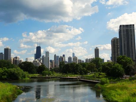 Chicago Skyline Lincoln Park