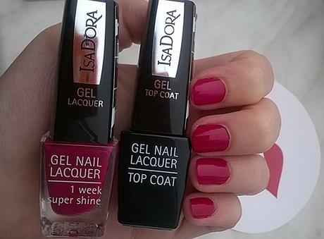 IsaDora Gel Nail Lacquer + Top Coat, Farbe: 245 Berry Baroque
