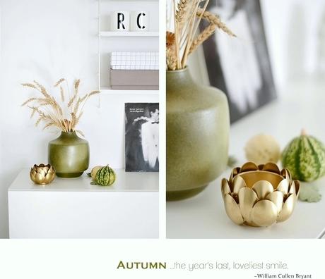 Herbstliches in Grün + Gold