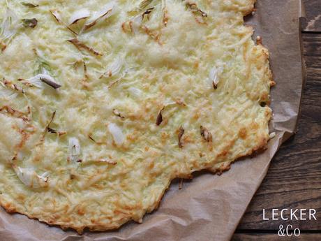 Zweierlei Kartoffelpizza - fränkisch und mediterran Zweierlei Kartoffelpizza - fränkisch und mediterran