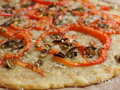 Zweierlei Kartoffelpizza - fränkisch und mediterran Zweierlei Kartoffelpizza - fränkisch und mediterran