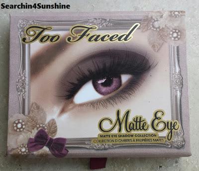 [Haul] Too Faced Matte Eye Shadow Collection