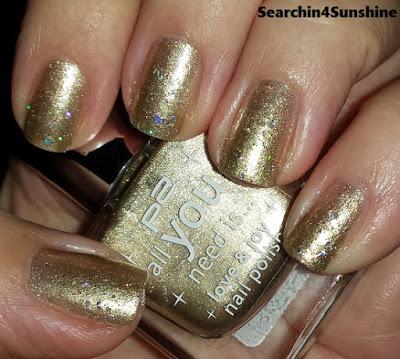 [Nails] Lacke in Farbe ... und bunt! GOLD mit p2 020 festive gold & 020 get gorgeous!