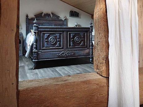 Zimmer in der alten Scheune bei Martine. - © Foto: Erich Kimmich 
