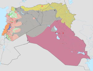 Islamischer Staat (grau) bei Wikipedia