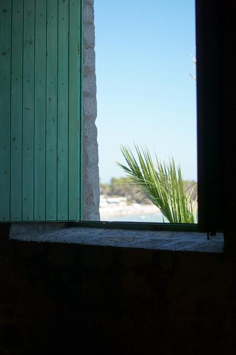 Blog + Fotografie by it's me! - Ses Salines, Ibiza - Palmwedel aus einem Haus fotografiert