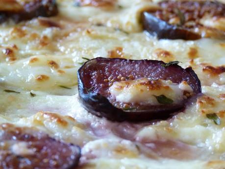 Rezept: herbstlicher Ziegenkäse-Feigen-Flammkuchen