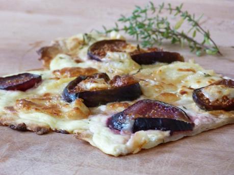 Rezept: herbstlicher Ziegenkäse-Feigen-Flammkuchen