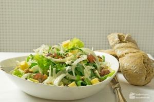 Herbstsalat mit Fenchel & Walnüssen