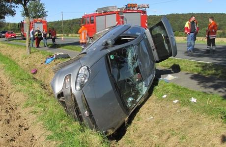 Schwerer Verkehrsunfall zwischen Heersum und Wendhausen