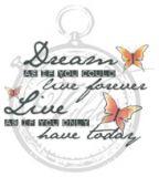 VILDASTAMPS Textstempel V345 - Dream as if you could live...