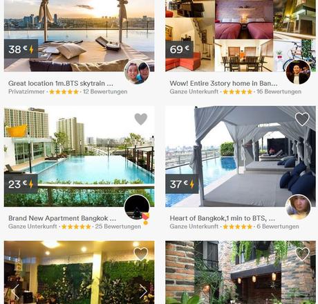 bangkok airbnb homepage