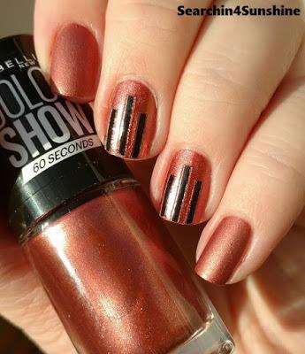 [Nails] Lacke in Farbe ... und bunt! KUPFER mit MAYBELLINE COLOR SHOW 465 BRICK SHIMMER