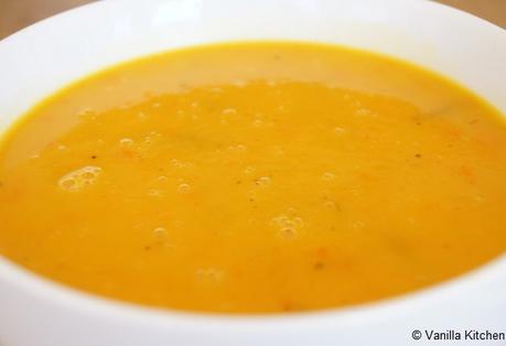 Suppenlaune: Kürbis-Apfel-Suppe