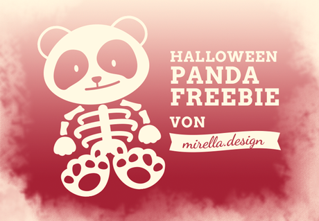 Halloween Panda Freebie