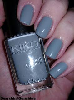 [Nails] Lacke in Farbe ... und bunt! GRAU mit KIKO 328 Gray