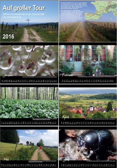 Mein Camino-Kalender 2016