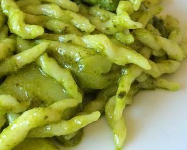 Soulfood: Ligurische Trofie mit Pesto, grünen Bohnen & Kartoffeln (Rezept)