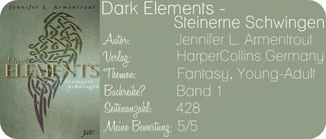 [Rezension] Dark Elements, Steinerne Schwingen | Jennifer L. Armentrout