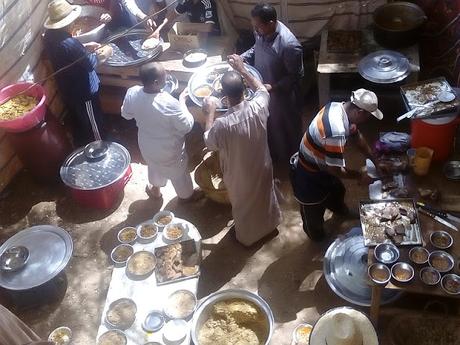 Kulinarische Impressionen einer ägyptischen Dorf-Hochzeit