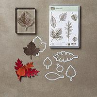 Herbstkarte mit Vintage Leaves von Stampin Up