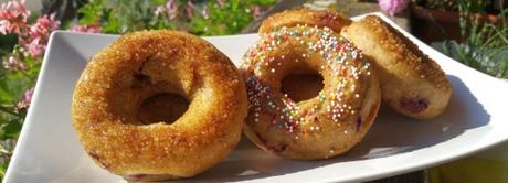 Dinkelvollkorn Zimt Donuts ohne Zucker