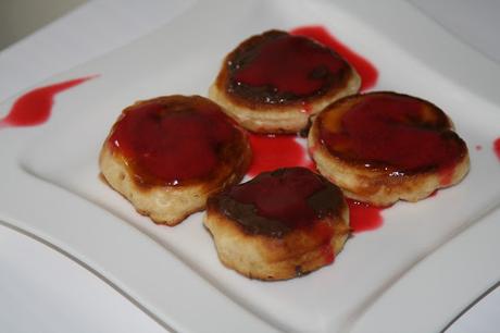 REZEPT - Chocolate and Apricot Pancakes with Raspberry Sauce #FALL INTO FALL 5