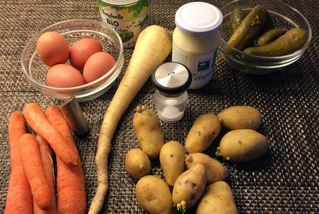 Polnischer Gemüsesalat - Die Zutaten