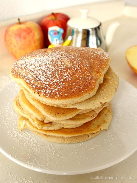 Apple Pancakes mit Zimt