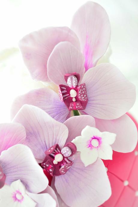 Lila Orchideentorte - Phalaenopsis Orchidee