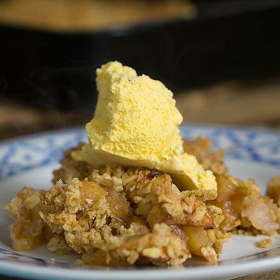 Apple Crumble New England Style