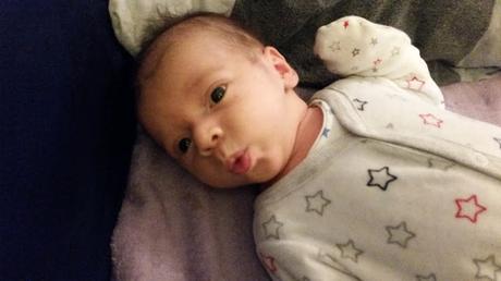 Baby Oliver 1. Monat