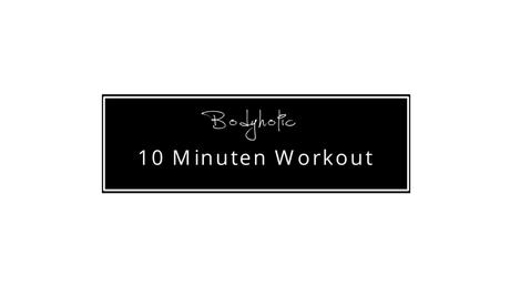 10 Minuten Workout