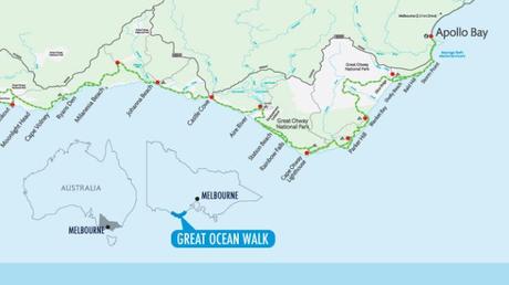 Great Ocean Walk Karte