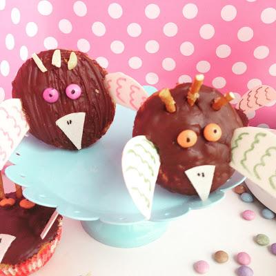 Vogel Muffins (Bananen-Schoko-Muffins)