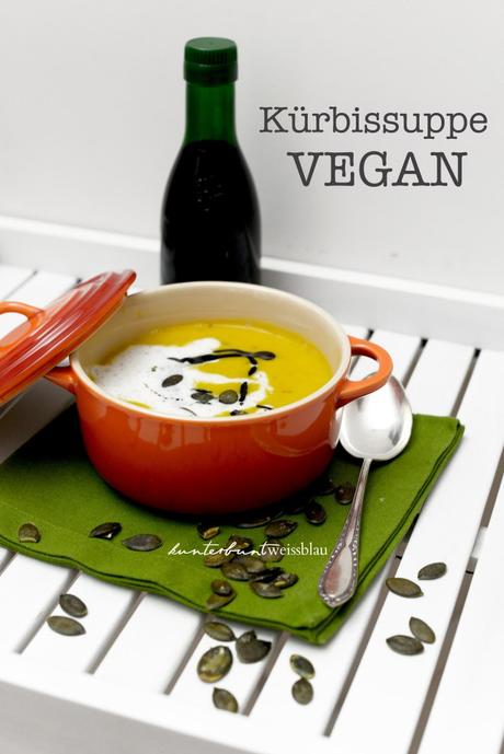 Rezept: Vegane Kürbissuppe mit Kokosmilch