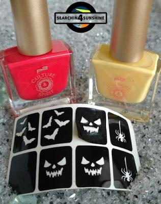 [Nails] Specialties: Halloween mit p2 CULTURE SPIRIT 010 vermeil & 020 amber